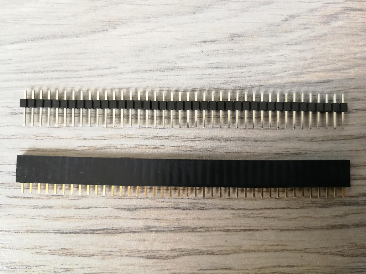Headers 40 pin 2.54 mm (Set van 2 of 20)