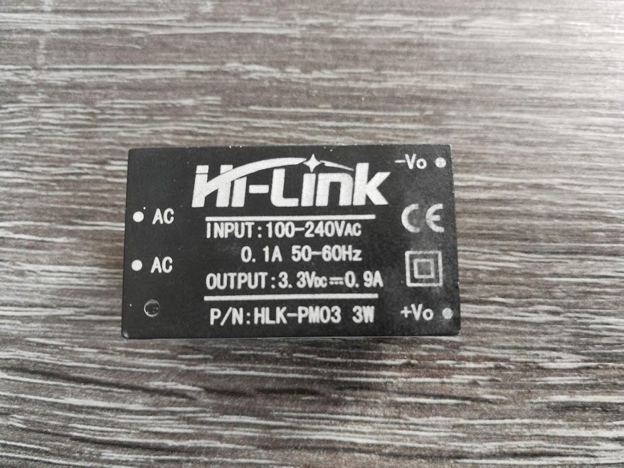 Hi-Link HLK-PM03 omvormer AC-DC 90-264V to 5V 3W 0.9A