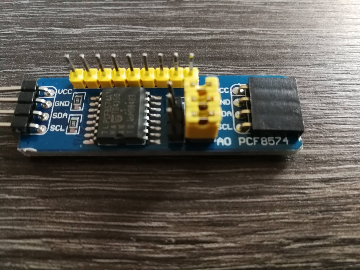 I2C PCF8574 I/O Expander