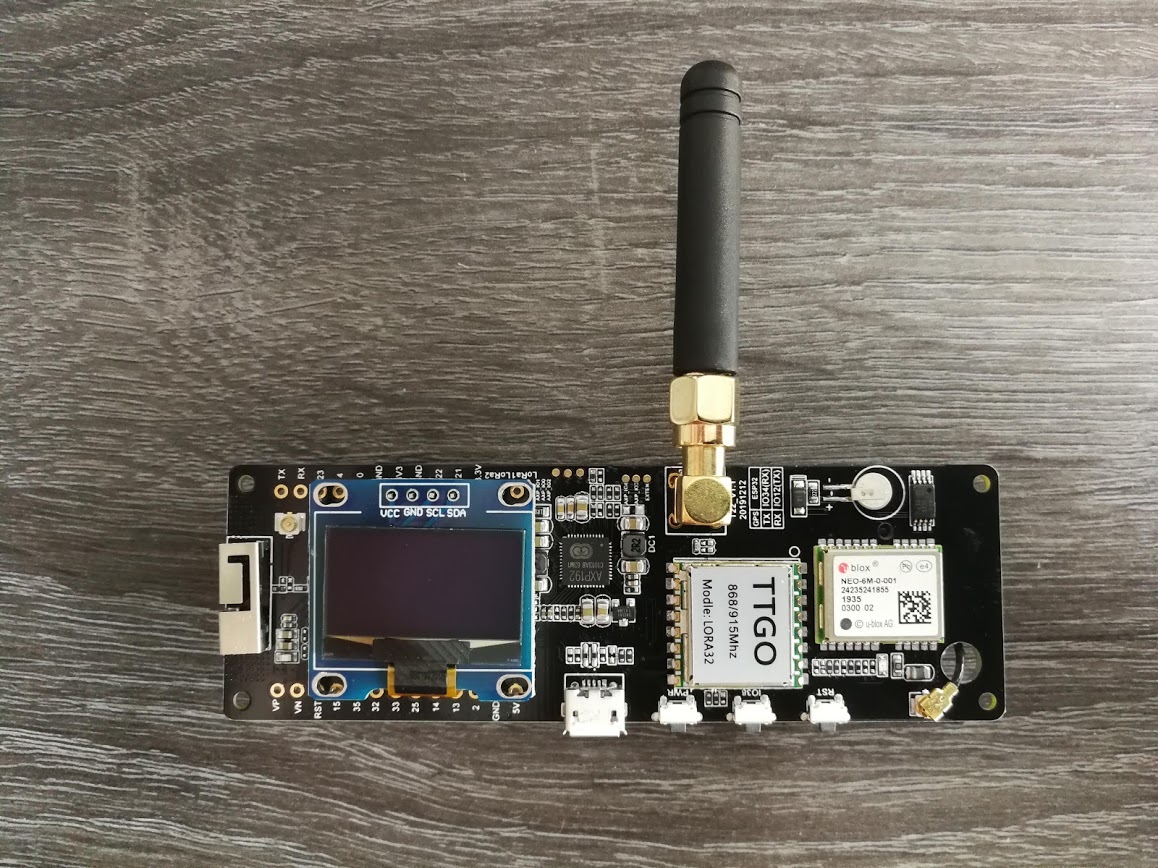 Ttgo T-Beam V1.1 ESP32 868MHz met OLED